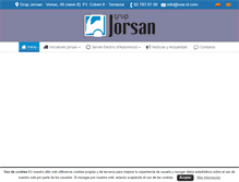 Tablet Screenshot of grupjorsan.com